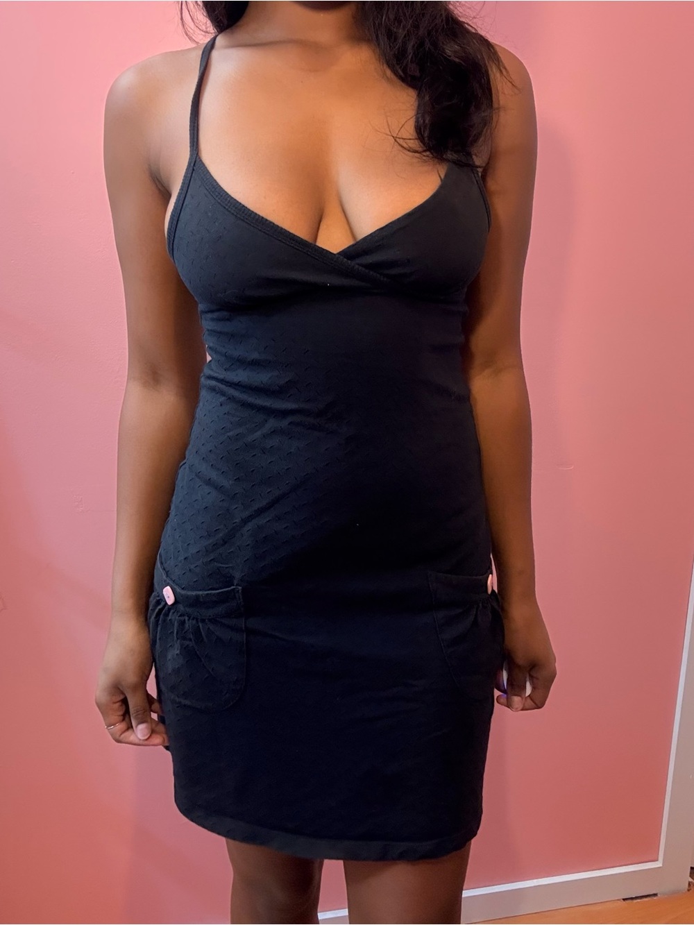 y2k knit mini cover up dress